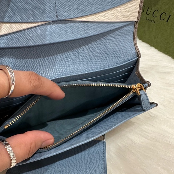 PRADA Multicolor Bifold Wallet On Chain With Card Case - Picture 6 of 16